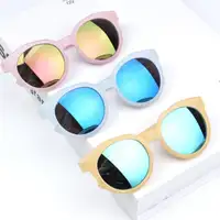 YX586 Hot Bán Kính Mắt Đáng Yêu Bé Sun Glasses Vòng Kẹo Trẻ Em Shade Eyewear Chống UV Đầy Màu Sắc Trẻ Em Kính Mát