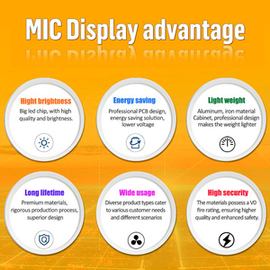 เครื่องโฆษณาป้ายโฆษณาดิจิทัลแบบพกพาหน้าจอโปสเตอร์ LED ปรับแต่งได้ P2.5 P2.0 - Product Image 3