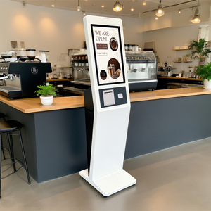 Chất lượng cao 21.5 "32" 43 "tầng thường vụ màn hình cảm ứng kiosk với SDK kích hoạt đa-os Máy Quét Mã Vạch thiết bị đầu cuối và máy in - Product Image 1