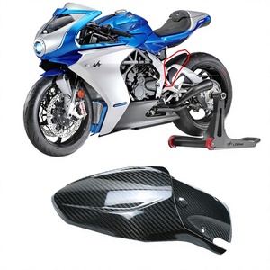 Garde-boue arrière en fibre de carbone sèche 3K avec trous pré-percés pour moto MV Agusta Superveloce 800 2020+ - Product Image 1