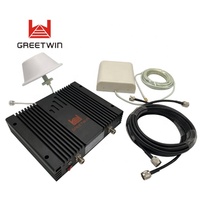 Amplificador de Señal Celular GREETWIN GW-33D 2W 33dBm 85dB 2G 4G DCS/LTE 1800MHz Banda Única con Función AGC MGC para 10000m²