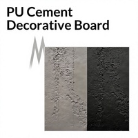 Panneau mural en polyuréthane PU imitation pierre, léger et moderne, revêtement mural 3D en pierre culturelle, aspect ciment, imperméable, chambre à coucher, hôtel