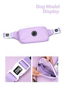 कस्टम निविड़ अंधकार आउटडोर कुत्ते घूमना कमर बैग पर्यावरण के अनुकूल पालतू कुत्ता गोली चलाने की आवाज़ के साथ इलाज पिछाड़ी पैक पालतू पशु प्रशिक्षण हिप पैक बैग धारक - Product Image 6