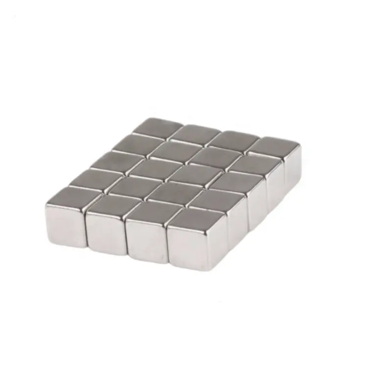 ISO Gecertificeerde Fabriek Groothandel Lage Prijs Vierkante Magneet Blokken Kubus N52 Magnetische Kubussen