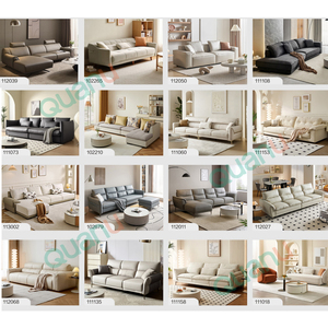 Bộ ghế sofa vải Chenille hiện đại mẫu mới 111187 Quanu, phù hợp với không gian nhỏ. - Product Image 5