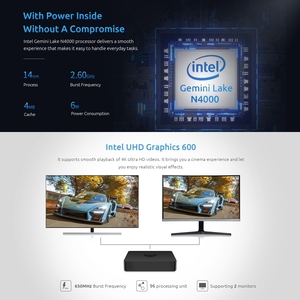 Win10 bmax B1 Pro <span class=keywords><strong>Mini</strong></span> PC 8GB + 128GB Intel Celeron n4000 12eu Burst 600MHz 4K 2.4GHz/5.0GHz chúng tôi 2.4GHz/5.0GHz <span class=keywords><strong>Mini</strong></span> PC cổng nối tiếp - Product Image 4