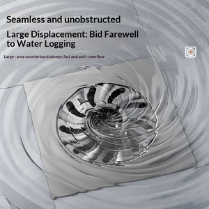 Filtre anti-odeur universel en acier inoxydable pour drain de sol, toilettes et tuyaux <span class=keywords><strong>d</strong></span>'égout de salle de bain - Product Image 2