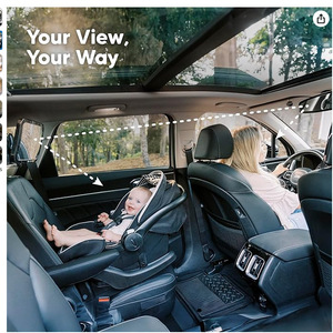 Espejo de Seguridad Ajustable para Bebés en el Asiento Trasero, 30cm x 19cm, Espejo Interior para Coche para Observación Infantil - Product Image 4