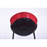 FIRST HORSE Barbecue au charbon de bois portable 14 pouces pour l'extérieur, facile à nettoyer, idéal pour les fêtes, le jardin et le camping
