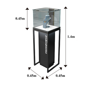 Full Vision LED-Lit Standing Red <strong>Wine</strong> <strong>Display</strong> <strong>Case</strong> Glass Watch Showcases Retail Store Mall Watch Shop Furniture Design - Product Image 2
