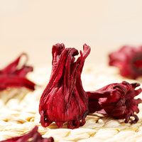Roselle rouge séchée biologique Hibiscus Fleurs entières Herbes naturelles pour le thé Forme traitée brute Hibiscus de Chine