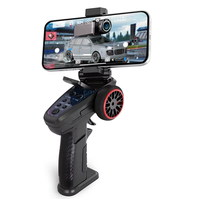 Voiture RC FPV à l'échelle 1/64, mini véhicule jouet avec télécommande sans fil et caméra, petite voiture rechargeable pour enfants Wltoys 6406-C