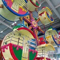 Manège de grande roue électrique miniature pour enfants, idéal pour les aires de jeux publiques extérieures et les parcs d'attractions intérieurs, à vendre