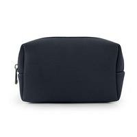 Pochette cosmétique de luxe en néoprène OEM, portable, élégante, grande capacité, fermeture éclair, réutilisable, résistante à l'eau, pliable