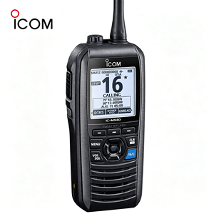 Émetteur-récepteur VHF marin portable IC-M94D, alimenté par courant continu, avec <span class=keywords><strong>DSC</strong></span>, AIS, GPS, étanche IPX7, puissance maximale de 6 W, 156-164 MHz, portée de 3-5 km - Product Image 2