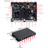 Mini PC RK3566 Rockchip con Android 11, Placa IoT, 4GB RAM, 32GB EMMC, WiFi, LTE 4G, Linux Integrado para IA de Borde (En Stock)