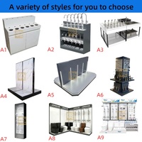 Présentoir de salle de bain autoportant personnalisé pour articles sanitaires, robinetterie de lavabo, support de douche, support métallique pour accessoires de magasin et salle d'exposition