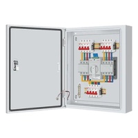 Armoire de distribution intérieure complète à double coupure avec alimentation double, équipement de contrôle de base pour l'ingénierie