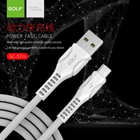 Harga Pabrik Tahan Lama Aksesoris Telepon Mikro Usb untuk Transmisi Data 2.4A Kabel USB Pengisian Cepat