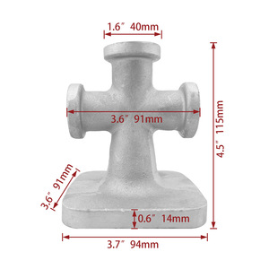 Aluminum Cross Docking Bollard Boat Fitting Marine Hardware for <b>Yacht</b> Mooring Replacement Part - Product Image 5