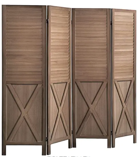 The best-selling solid wood 6-panel room partition and foldable privacy screen