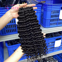 Extensions de cheveux humains vierges bouclés afro 4C doublement étirés, pré-bouclées, invisibles, pour crochet, 100 % cheveux humains