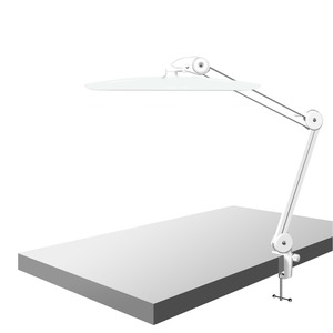 24W Clamp LED <b>Desk</b> <b>Nail</b> Lamp 5 Dimming Modes 5 Color Temperatures 6000K Work Light for Salon - Product Image 5