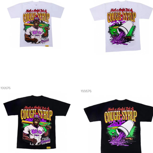 T-shirts en coton personnalisés avec motif 'Ceci est un énorme quantité <span class=keywords><strong>de</strong></span> sirop pour la toux' pour femmes et hommes, vente en gros - Product Image 2