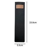 Housse de protection en cuir PU pour couteau de camping et pinces de barbecue, avec logo gaufré, accessoires de cuisine pour la randonnée