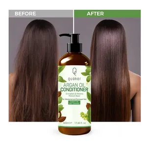 Qquaker Hot Selling Sulfate Free Moroccan Argan Oil Hair Care Organic Anti Split Ends Shampoo And Conditioner For Damage Hair