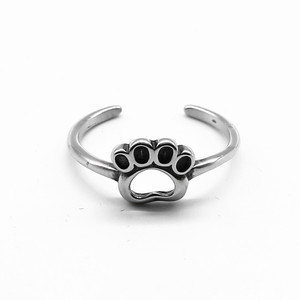 yunnique Cute Animal Paw <b>Ring</b> Open Design Silver Tone Fashion Jewelry For Women Gift - Product Image 1