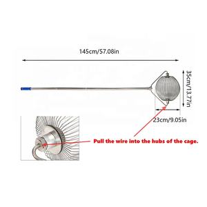 <strong>Golf</strong> <strong>Ball</strong> Retriever, Rolling <strong>Golf</strong> <strong>Ball</strong> Picker Upper, Nut Walnut <strong>Ping</strong> Grabber Collector Tray, Hold 40 <strong>Balls</strong> - Product Image 4