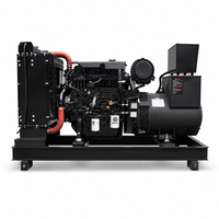 Groupe électrogène diesel haute efficacité 30kW 38kVA 4 cylindres monophasé 50Hz 60Hz à châssis ouvert refroidi par eau pour ferme avicole