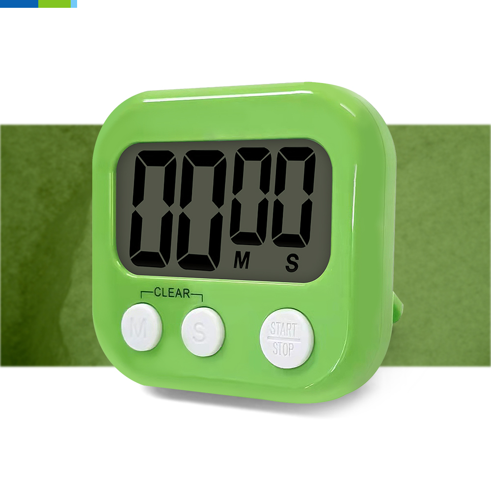 Mini Portable Digital Kitchen Timer Large LCD Display and Loud Alarm ...