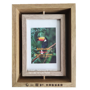 Cadre photo en bois fait main sur mesure, double orientation, éco-responsable, pour paysages et photos - Product Image 2