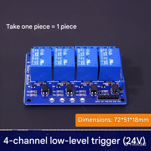 Module relais 1, 2, 4, 8 canaux 5V 9V 12V 24V, isolé optiquement, déclenchement niveau haut/bas, carte rouge/bleue pour <span class=keywords><strong>Arduino</strong></span> <span class=keywords><strong>PLC</strong></span> Maison Intelligente - Product Image 2