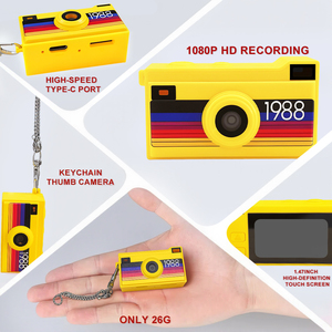 Appareil photo numérique mini 12MP 1080P OEM ODM en gros avec écran tactile, lecteur MicroSD, lampe torche LED et logo personnalisé - Product Image 3