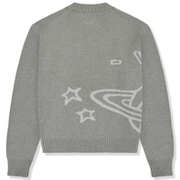 Pull Homme Personnalisé LOGO OEM Hiver Tricoté Coton Manches Longues Col Rond Pull Personnalisable
