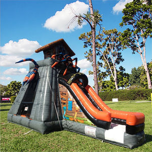 Structures gonflables géantes en PVC pour Halloween, pour école, <span class=keywords><strong>maison</strong></span> <span class=keywords><strong>hantée</strong></span>, toboggan, château gonflable, vampire, araignée, citrouille - pour centres commerciaux, jardins - Product Image 6