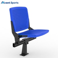 Avant Sports Chaise de stade pliante Vip Gradins Sièges d'événement Système de sièges d'arène Tip-Up HDPE Siège d'audience en tribune extérieure