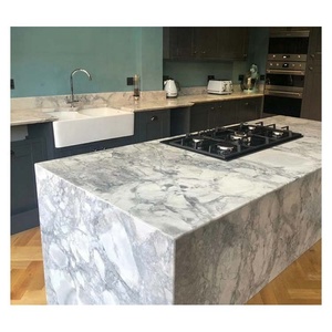 Meubles <span class=keywords><strong>de</strong></span> cuisine, <span class=keywords><strong>comptoir</strong></span> en pierre <span class=keywords><strong>de</strong></span> marbre, <span class=keywords><strong>blanc</strong></span>, 1 pièce - Product Image 5