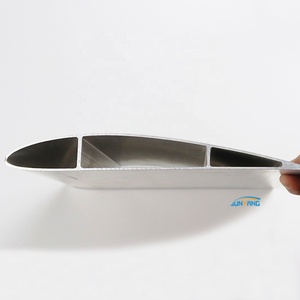 Perfil aerodinámico de extrusión de aluminio grande de gran calidad 6061 6063 Hoja aerodinámica de forma especial hueca Perfil de aluminio anodizado - Product Image 3