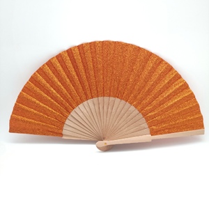 Bsbh 2025 Long Lanh Gấp Quạt Tay Trống Tùy Chỉnh Tre Tay <span class=keywords><strong>Fan</strong></span> Hâm Mộ Bằng Gỗ Sườn Với Vải Polyester Cho Khiêu Vũ - Product Image 2