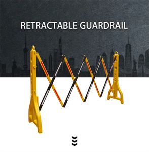 Gele Uitbreidbare Plastic Pvc Verkeersveiligheidsbarrière - Product Image 4