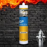 Scellant silicone monocomposant blanc à séchage rapide, adhésif imperméable 300 ml pour la construction, le transport, le travail du bois, le verre