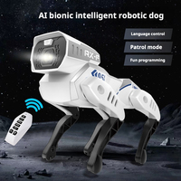 Perro Robot Interactivo Inteligente con Control Remoto, Simulación de IA, Programable, Electrónico, Canta, Baila, Robot de Protección para Consumidores