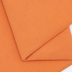 Tissu sergé 40S 100% coton peigné lavé, couleur kaki, en stock pour vêtements - Product Image 4