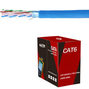 <span class=keywords><strong>สาย</strong></span>เคเบิลเครือข่ายแมว6ตัว1000ft <span class=keywords><strong>สาย</strong></span>แลน Rj45หุ้มด้วย PVC ยาว305<span class=keywords><strong>เมตร</strong></span><span class=keywords><strong>สาย</strong></span>แลน Cat6a <span class=keywords><strong>สาย</strong></span>เคเบิลเครือข่าย Cat6 - Product Image 1