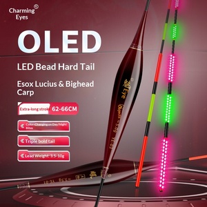 Galleggianti da Pesca LED Intelligenti Luminosi Notturni in PVC Eva da 60cm-66cm, che Cambiano Colore, per Carpe e Tilapia - Product Image 1