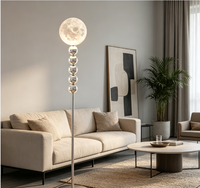Lampe de sol LED électrique d'extérieur 65W, étanche, lampe d'intérieur, prise UK, lampadaire sur pied pour aménagement paysager, pelouse et maison